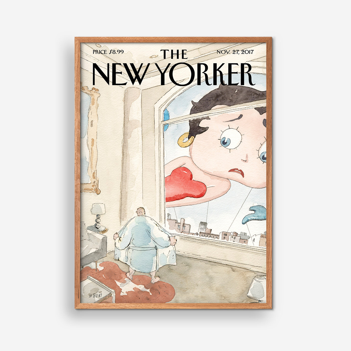 The New Yorker - Nowhere to Hide - Barry Blitt