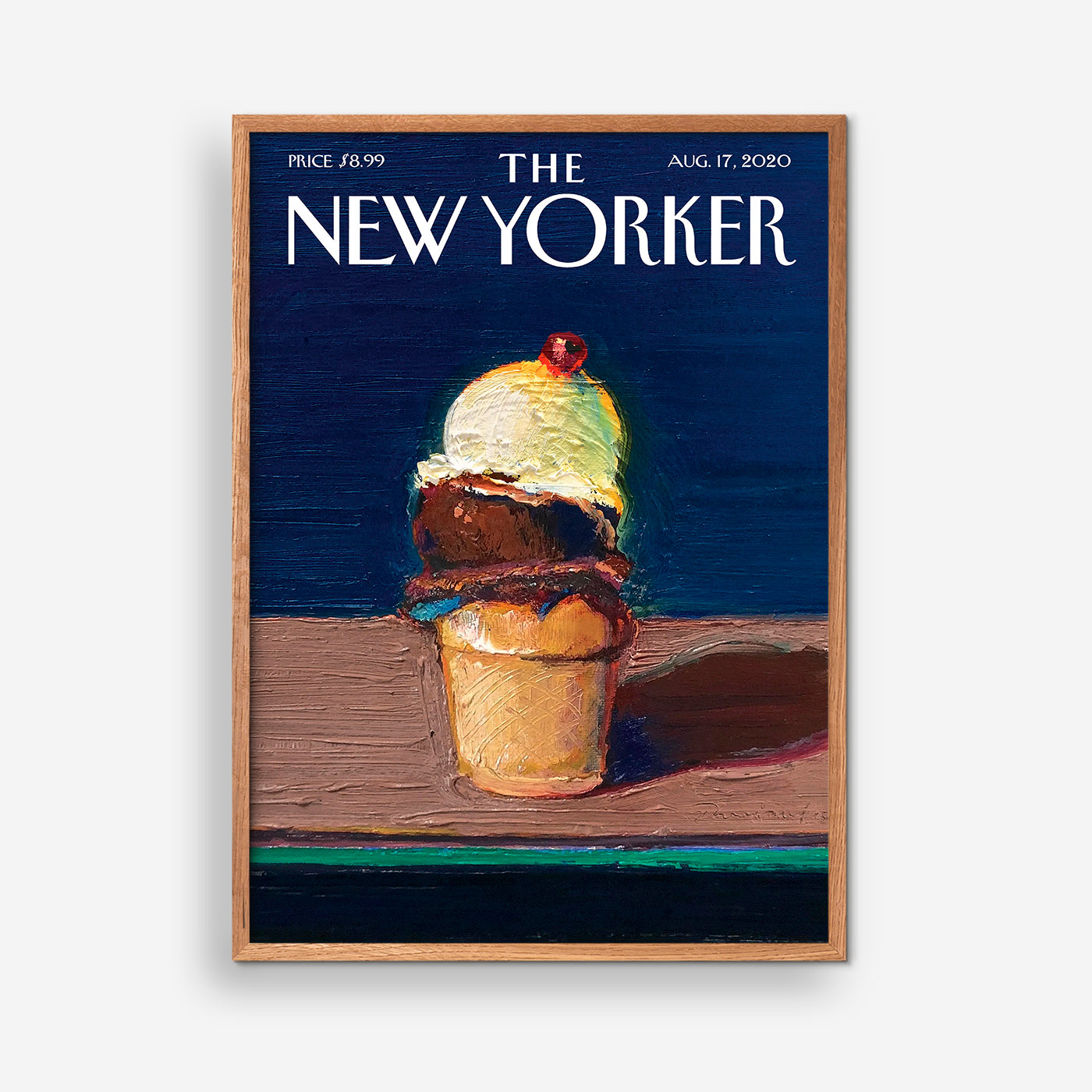The New Yorker - Double Scoop - Wayne Thiebaud
