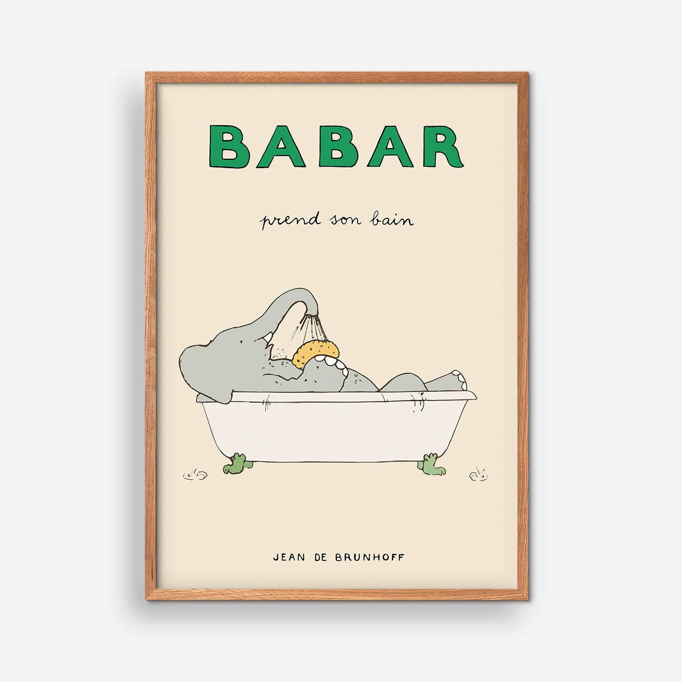 Bath tub, Babar - Jean de Brunhoff