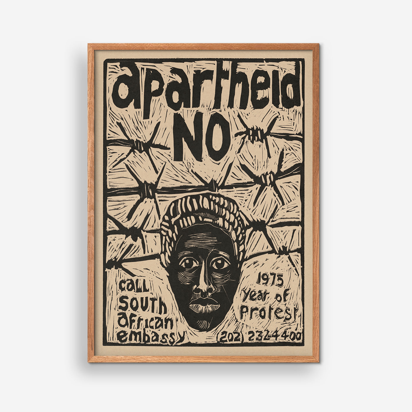 Apartheid, no, 1975 - Rachael Romero