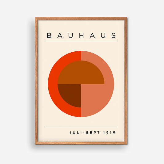 Orange Circles - Bauhaus