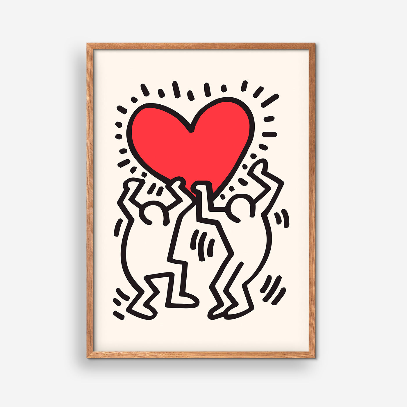Two Figures - Keith Haring