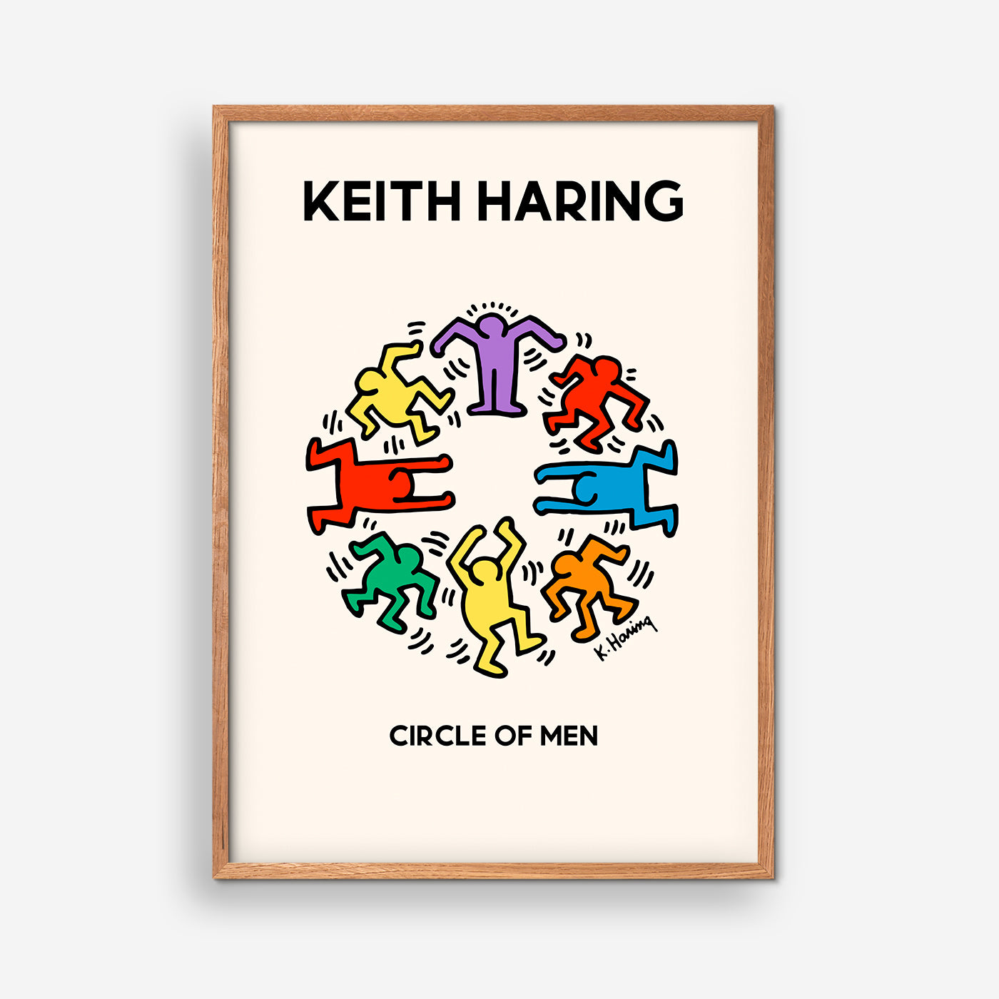 Circle Of Men - Keith Haring