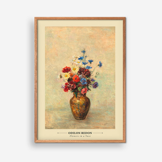 Flowers in a Vase - Odilon Redon