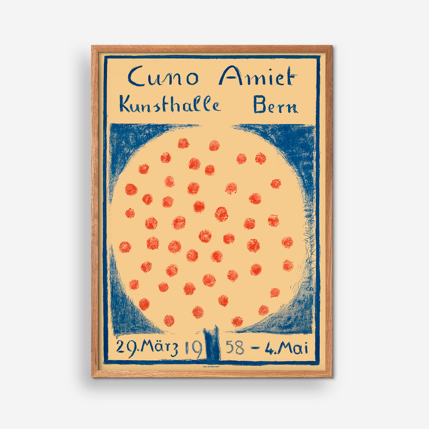 Cuno Amiet exhibition poster