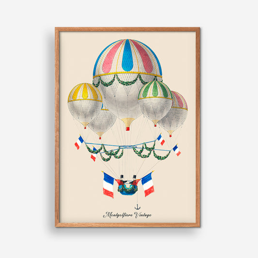 Vintage Air Balloon - Multi Colors