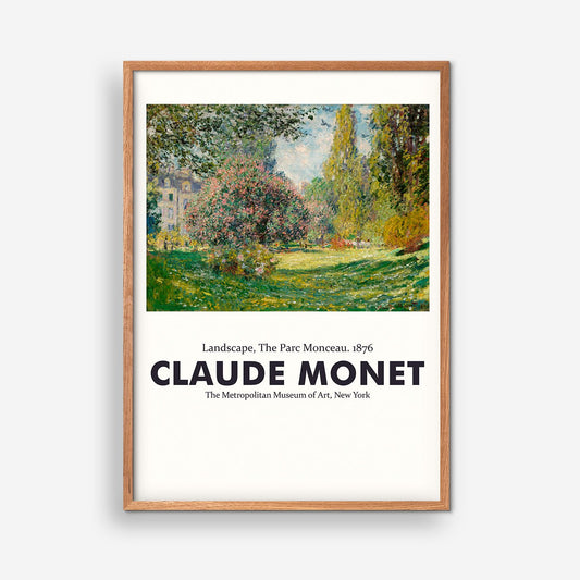 Landscape The Parc Monceau, 1876 - Claude Monet