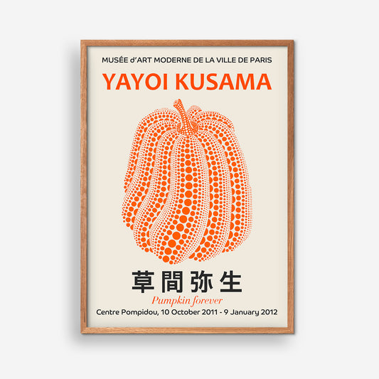 Pumpkin Forever orange - Yayoi Kusama