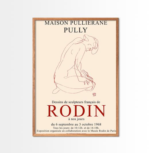 Pully exhibition poster - Rodin